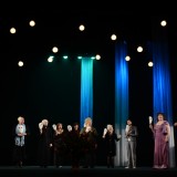 Тадэвуша Кокштыса віншуюць артысты-коласаўцы. Тэатральны «капуснік» Тадэвуша Кокштыса віншуюць артысты-коласаўцы. Тэатральны «капуснік»